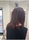 ピンクカラー&髪質改善トリートメント