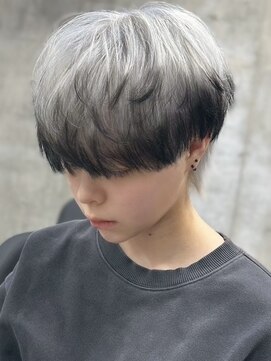 ジィルム(XELM) ハイライトカラーミルクティーベージュレイヤーカット