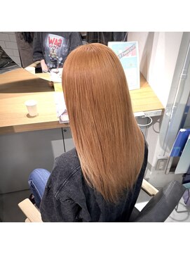 ミエルヘアーエスト 新宿店(mielhair est) オレンジベージュ