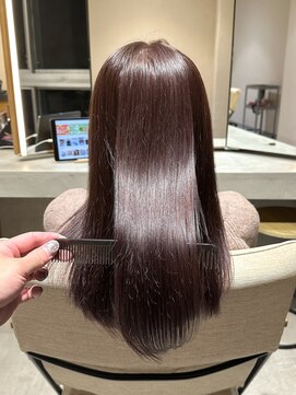 暖色カラー/ボルドー/透明感カラー【石川　駿之介】