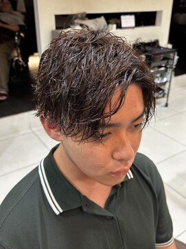 プライズ 池袋店(prize) ツイストスパイラルパーマ束感ショートマッシュ縦落ちツイスパ