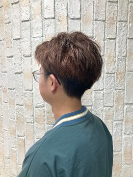 【草加/クリアーオム】メンズデザインカットカラー