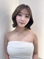 シー バイ ロンド 新宿(Sea by Lond)&nbsp;暗髪×韓国風くびれボブ[髪質改善/レイヤーボブ/10代20代30代]