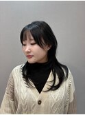セミロングバタフライレイヤーカット◎