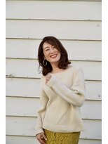 DAMANI 表参道 髪質改善/ヘッドスパ/ハイライト/白髪染め/白髪ぼかし/縮毛矯正&nbsp;似合わせカット/ミディアムレイヤーカット[表参道駅]