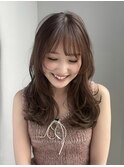 ミディアムレイヤー・ボブ/絶壁解消/20代/30代/長め