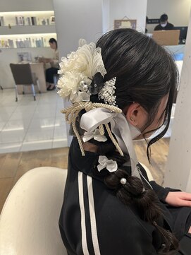 アンジュール 卒業式編み下ろし