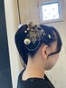 成人式前撮りヘアアレンジ