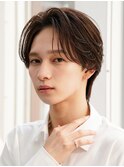 黒髪リクルートフェザーショートフェザーパーマ韓国マッシュ