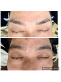 眉毛シェービング
