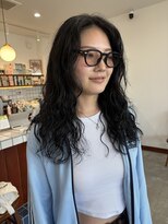 ライフイズチャプター 浜松天竜川駅前店(Life is... Chapter)&nbsp;黒髪ロング×ニュアンスウェーブパーマ