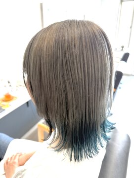 ラニ(Lani) グレージュ×シアンブルー　#ジュビリーカラー