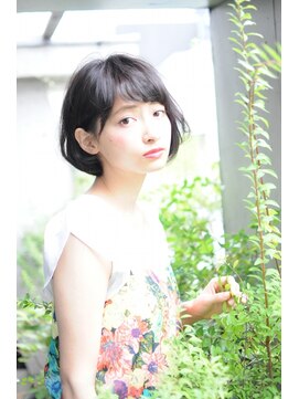 ミンクス 青山店(MINX) 黒髪でも似合う ナチュラルボブ