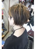 耳かけ2ブロック★ヘビーフロントショート