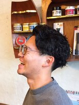 グルーミングサロン バーバーヤマシタ(GROOMING SALON BARBER YAMASHITA) サイドパートパーマ