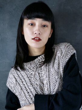 フリップビーアヴェダ(FLIP B AVEDA) 本八幡×黒髪×前髪カット×ストレート