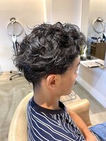 ヘアアンドメイク オプシス(Hair&Make OPSIS)&nbsp;魅せる！夏のメンズ”２ブロック×パーマスタイル”♪