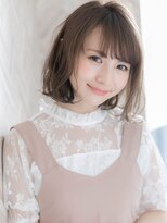 ローマ ギンザ(ROMA Ginza)&nbsp;【ROMA】セシルカットシアーベージュ/耳かけデジタルパーマボブ