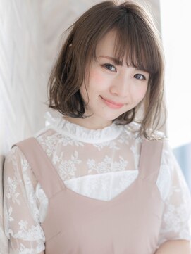 ローマ ギンザ(ROMA Ginza) 【ROMA】セシルカットシアーベージュ/耳かけデジタルパーマボブ