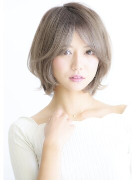 デイズ(days) 大人可愛い20代30代40代小顔ワンサイドショートボブ丸み前下がり