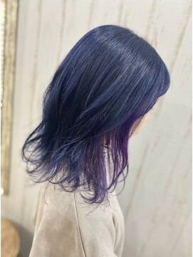 オアフ(Oahu) blue gray*inner color violet