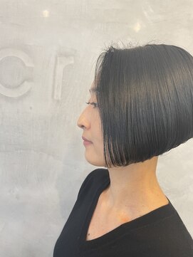 ヘアーメイク エクリュ(hairmake ecru) アシンメトリーボブ