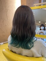 アサンタ サナ(Asante sana) 【Asante】裾カラー グリーン