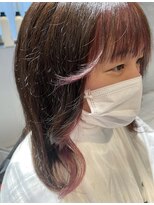 リーオオサカ(Lee Osaka)&nbsp;【Lee大阪店】フェイスフレーミング ココア×ピンク /新出奈津樹