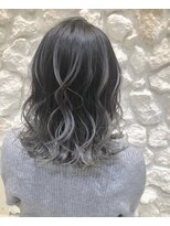 モアナ バイ ヘッドライト 沖縄東崎店(Moana by HEADLIGHT)&nbsp;Moana【東崎】#バレイヤージュ#アッシュグレー#ケアブリーチ