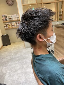 ブランシェ JR勝川駅前店 短髪×ソフトツイストパーマ/メンズスタイル《reiji》