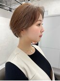 透明感ショートボブ