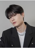 波巻き束感ショートツーブロックマッシュアップバングコンマヘア