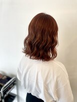 ヴァンクラウドコウベ(VENT CLOUD KOBE) 大人可愛い外ハネウェーブボブピンクラベンダーベージュ