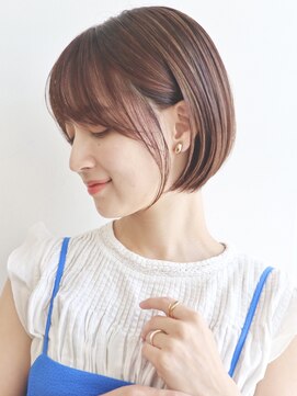 ミチオ ノザワ ヘアサロン ギンザ(Michio Nozawa HAIR SALON Ginza) 似合わせカット×シースルーバング丸みボブ