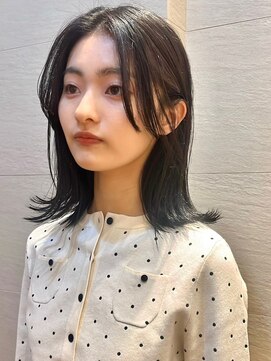 ラフ フロム ガーデン(Laf from GARDEN) 似合わせカット/イメチェンヘアスタイル/暗髪/ミディ/脱白髪染め