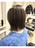 ［-tre-］切りっぱなしボブ×ベージュ