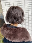 ボブベースのゆるウェーブパーマ