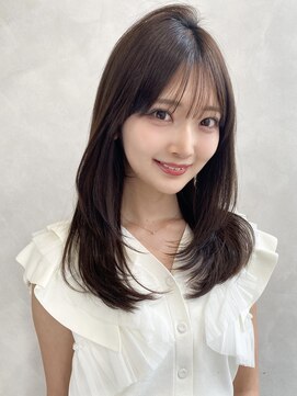 トゥルーズ 梅田店(TLUUS) TLUUS似合わせカットダークアッシュミディアムレイヤーカット