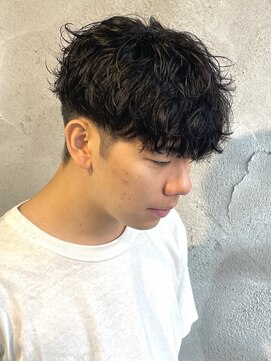 ニアウ 高崎店(Niau) メンズシャドウパーママッシュ群馬高崎眉毛波巻きツイスパ