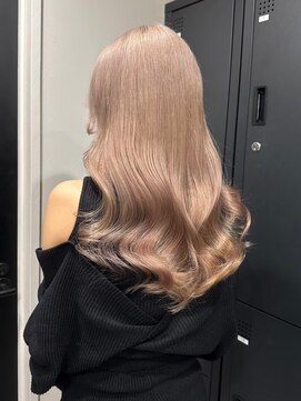 ベレーザ 渋谷(BELEZA) 7825ミルクティーアッシュベージュハイトーンカラーワンホンヘア