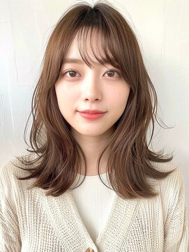 ブロウ ネックス ザ サロン 表参道(VLOW nex the salon) 【hit style＃26】愛されミディアムレイヤー vlow 表参道 韓国