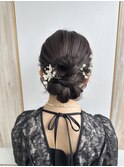 【ヘアセットサロンfrst】大人可愛いアップスタイル