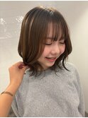 ボブ/ミディアム/ミニボブ/ショート/切りっぱなし新潟長岡宮関
