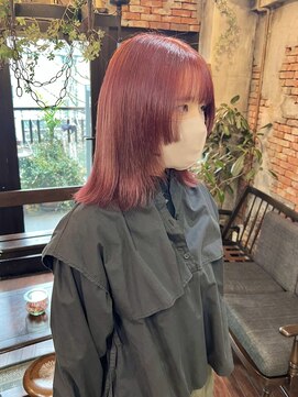 アンリ(Henri) 【かしむら】ブリーチ/ブリーチカラー/ケアブリーチ/暖色カラー