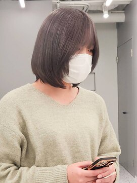 エニフォーイーストハム(Eni for eastham) ショートミディ/ボブ/レイヤー/モーヴグレージュ