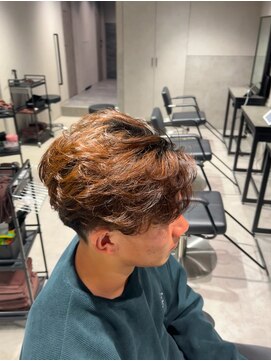 テクト バイアッシュ 吉祥寺店(Tect by Ash) フェザーパーマフェザーショート毛流れツーブロック