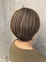 プラスシー(+C)&nbsp;大人のメリハリショート！福岡ハイライト/福岡白髪ぼかし