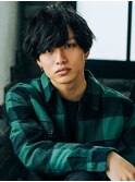 【錦糸町美容院Agate】ナチュブラック×ラフなマッシュパーマ