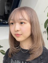 ビュー フクオカ(VIEW FUKUOKA)&nbsp;ミルクティーカラー×レイヤーカット