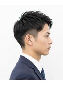 ▼フェザーショート/メンズカット/ツーブロック/ビジネスマン